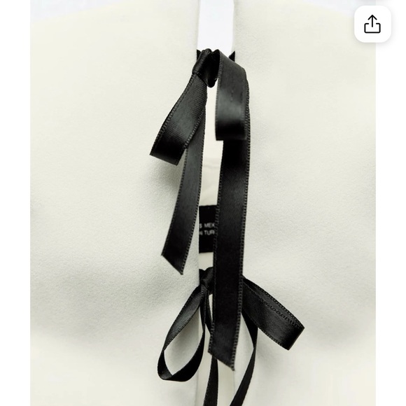 ZARA Strapless Bow Top - Picture 5 of 7
